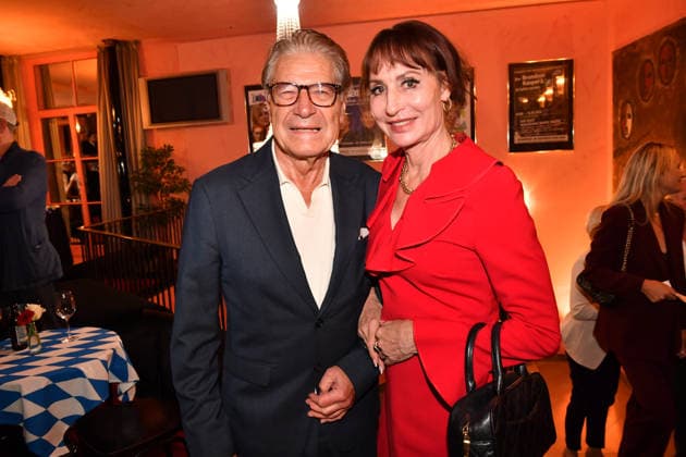 Anna Maria Kaufmann with her partner Eckart Alt: Premiere of Oktoberfest: A Musical—Beinah wahr (An Almost True Story), a comedy at the Bayerischer Hof in Munich on September 16, 2026
