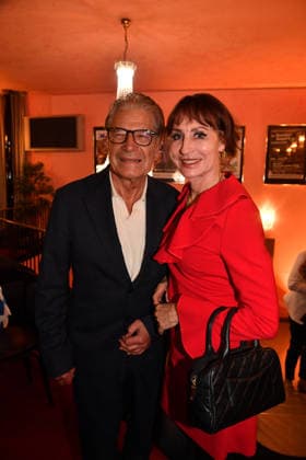 Anna Maria Kaufmann with her partner Eckart Alt: Premiere of Oktoberfest: A Musical—Beinah wahr (An Almost True Story), a comedy at the Bayerischer Hof in Munich on September 16, 2026