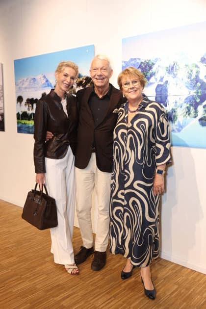 Grit Weiss and Jo Groebel are prominent guests at the opening party; gallery owner Livia Lisboa is opening her photography gallery in Hamburg s Hafencity, Hamburg, September 16, 2026