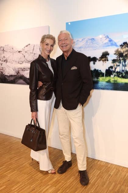 Grit Weiss and Jo Groebel are prominent guests at the opening party; gallery owner Livia Lisboa is opening her photography gallery in Hamburg s Hafencity, Hamburg, September 16, 2026