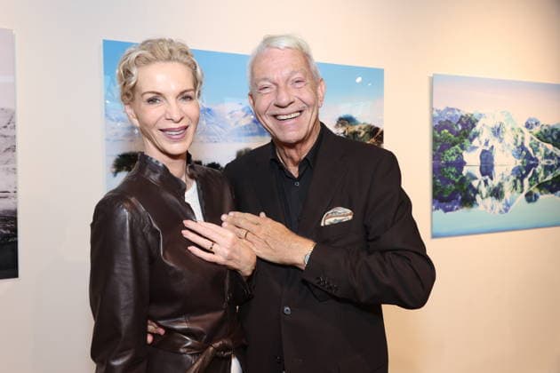 Grit Weiss and Jo Groebel recently got married, and they proudly show off their wedding rings; gallery owner Livia Lisboa is opening her photography gallery in Hamburg s Hafencity, Hamburg, September 16, 2026