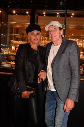 Sefan Zauner and his wife Petra at the premiere of Oktoberfest: A Musical—Beinah wahr¦ An Almost True Story, a comedy at the Bayerischer Hof in Munich on September 16, 2026