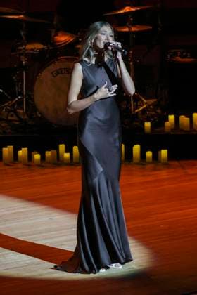 ABB LEONY: German pop singer Leony performing at a concert in the main hall of the Elbphilharmonie during the E On New Energy Experience on September 16, 2026, in Hamburg
