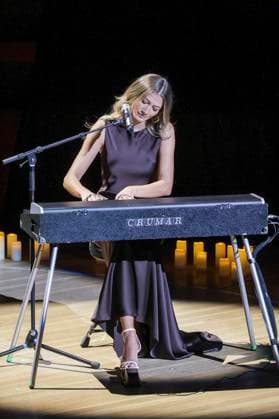 ABB LEONY: Leony, the German pop singer, performing at a concert in the main hall of the Elbphilharmonie during the E On New Energy Experience on September 16, 2026, in Hamburg