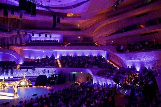 ABB LEONY: Leony, the German pop singer, performing at a concert in the main hall of the Elbphilharmonie during the E On New Energy Experience on September 16, 2026, in Hamburg