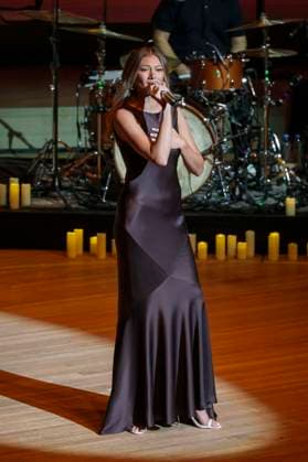 ABB LEONY: Leony, the German pop singer, performing at a concert in the main hall of the Elbphilharmonie during the E On New Energy Experience on September 16, 2026, in Hamburg