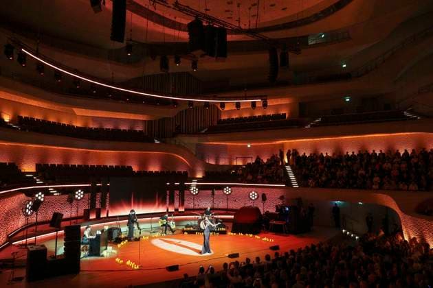 ABB LEONY: Leony, the German pop singer, performing at a concert in the main hall of the Elbphilharmonie during the E On New Energy Experience on September 16, 2026, in Hamburg