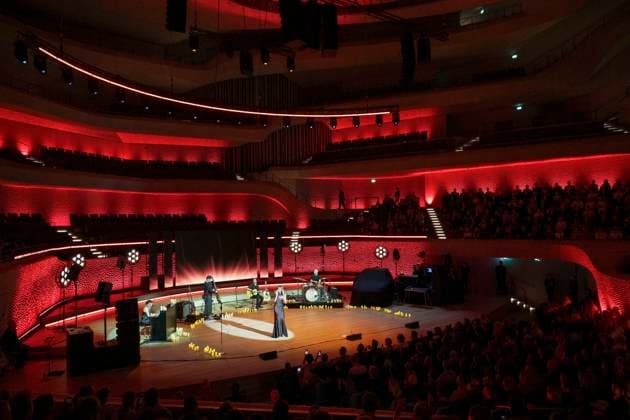 ABB LEONY: Leony, the German pop singer, performing at a concert in the main hall of the Elbphilharmonie during the E On New Energy Experience on September 16, 2026, in Hamburg