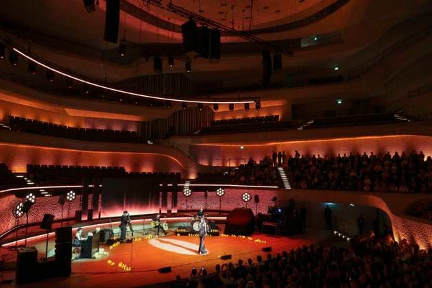 ABB LEONY: Leony, the German pop singer, performing at a concert in the main hall of the Elbphilharmonie during the E On New Energy Experience on September 16, 2026, in Hamburg