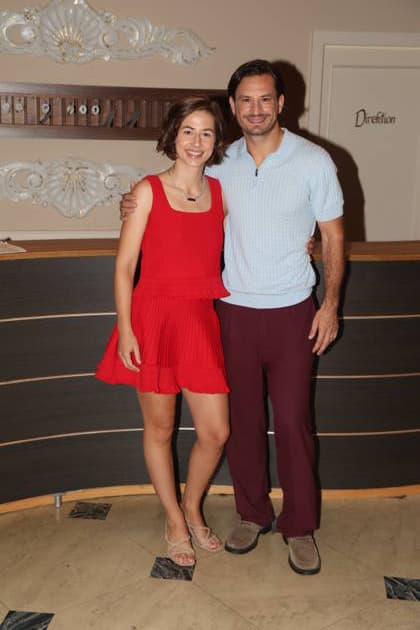 Sturm der Liebe : Pippa Fee Rupperti and Jaime Ferkic play the new Sturm der Liebe dream couple, Emilia and Massimo. Sturm der Liebe press event at Studio 4 5 of Bavaria Film in Grünwald, September 16, 2026 Copyright: xAgenturxMatthiasxWehnertx xM.xGränzdörferx