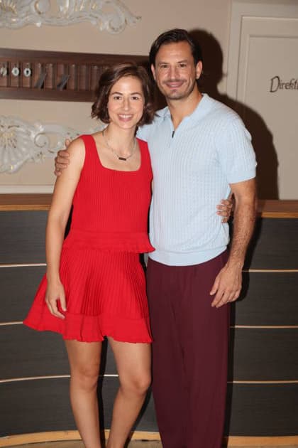 Sturm der Liebe : Pippa Fee Rupperti and Jaime Ferkic play the new Sturm der Liebe dream couple, Emilia and Massimo. Sturm der Liebe press event at Studio 4 5 of Bavaria Film in Grünwald, September 16, 2026 Copyright: xAgenturxMatthiasxWehnertx xM.xGränzdörferx