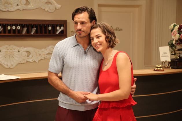 Sturm der Liebe : Pippa Fee Rupperti and Jaime Ferkic play the new Sturm der Liebe dream couple, Emilia and Massimo. Sturm der Liebe press event at Studio 4 5 of Bavaria Film in Grünwald, September 16, 2026 Copyright: xAgenturxMatthiasxWehnertx xM.xGränzdörferx