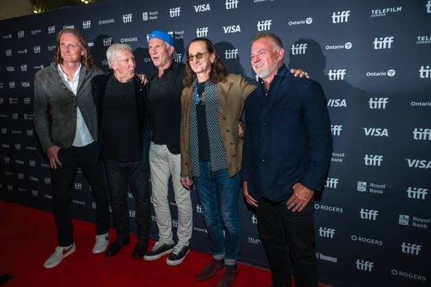 Arrivals at the 51st Toronto International Film Festival Neil Peart: No Man s Disciple premiere Featuring: Sam Dunn, Alex Lifeson, Chad Smith, Geddy Lee, Scot McFadyen Where: Toronto, Ontario, Canada When: 16 Sep 2026 Credit: Captive Camera Cover Images EDITORIAL USE ONLY. NOT FOR USE BY NEWSPAPERS BASED IN THE UK. Copyright: xx coverimg56028025