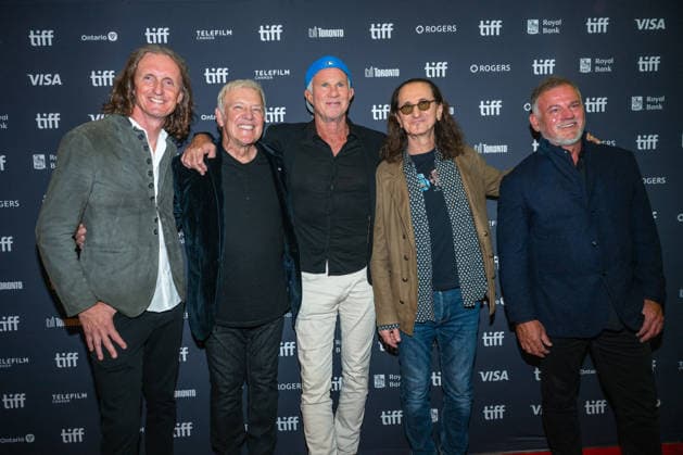 Arrivals at the 51st Toronto International Film Festival Neil Peart: No Man s Disciple premiere Featuring: Sam Dunn, Alex Lifeson, Chad Smith, Geddy Lee, Scot McFadyen Where: Toronto, Ontario, Canada When: 16 Sep 2026 Credit: Captive Camera Cover Images EDITORIAL USE ONLY. NOT FOR USE BY NEWSPAPERS BASED IN THE UK. Copyright: xx coverimg56028029