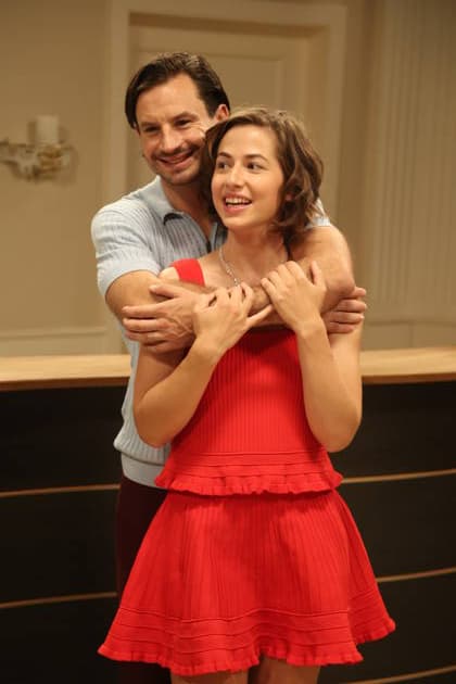 Sturm der Liebe : Pippa Fee Rupperti and Jaime Ferkic play the new Sturm der Liebe dream couple, Emilia and Massimo. Sturm der Liebe press event at Studio 4 5 of Bavaria Film in Grünwald, September 16, 2026 Copyright: xAgenturxMatthiasxWehnertx xM.xGränzdörferx