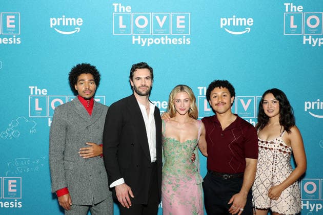 The Love Hypothesis New York special screening at The Forum at Columbia University. The streaming of it starts on 23rd September on Prime Video Featuring: (L-R) Nicholas Duvernay, Tom Bateman, Lili Reinhart, Jaboukie Young-White, Rachel Marsh Where: New York, New York, United States When: 16 Sep 2026 Credit: Marion Curtis StarPix for Prime Video INSTARimages EDITORIAL USE ONLY. NOT FOR USE BY NEWSPAPERS BASED IN THE UK. Copyright: xx instar56028119