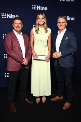 NINE UPFRONT 2027, Mark Taylor, Sophie Dwyer and Tim Horan attend Nine s 2027 Upfront presentation, in Sydney, Thursday, September 17, 2026. ( NO ARCHIVING SYDNEY NEW SOUTH WALES Australia  Copyright: xDANxHIMBRECHTSx 20260917171881325583