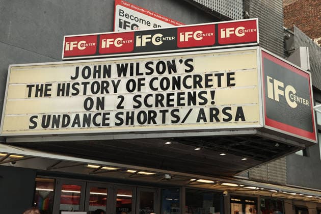 New York documentary premiere of The History of Concrete at the IFC Center Featuring: Atmosphere Where: New York, New York, United States When: 16 Sep 2026 Credit: Dave Allocca Starpix INSTARimages EDITORIAL USE ONLY. NOT FOR USE BY NEWSPAPERS BASED IN THE UK. Copyright: xx instar56028710