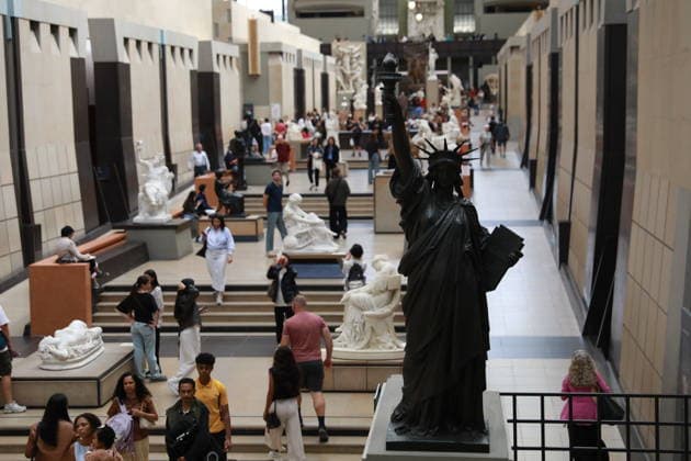 Auguste Bartholdi Liberty Enlightening the World exhibition in Paris PARIS, FRANCE - SEPTEMBER 17 : Views of artworks at the Auguste Bartholdi Liberty Enlightening the World exhibition at the Musee d Orsay in Paris, France on September 17, 2026. The exhibition, dedicated to the works of French sculptor Auguste Bartholdi, the creator of the iconic Statue of Liberty in New York, opened on September 15 and will welcome visitors until January 31, 2027. An exhibition featuring the works of sculptor Auguste Bartholdi opened at the Musee d Orsay in Paris. Mohamad Salaheldin Abdelghani Alsayed Anadolu Paris France. Editorial use only. Please get in touch for any other usage.  Copyright: x2026xAnadoluxMohamadxSalaheldinxAbdelghanixAlsayedx