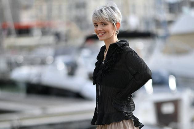La Rochelle On Aboie En Silence Photocall FC Louisiane Gouverneur attends the On Aboie En Silence Photocall at the 28th La Rochelle Fiction Festival on September 17, 2026 in La Rochelle, France. Photo by Franck Castel ABACAPRESS.COM La Rochelle  Copyright: xCastelxFranck ABACAx