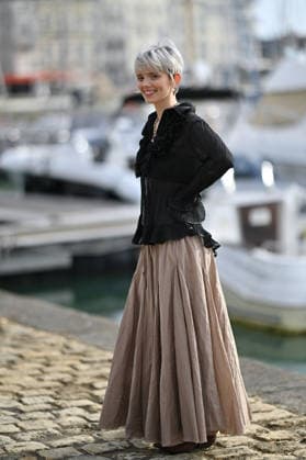 La Rochelle On Aboie En Silence Photocall FC Louisiane Gouverneur attends the On Aboie En Silence Photocall at the 28th La Rochelle Fiction Festival on September 17, 2026 in La Rochelle, France. Photo by Franck Castel ABACAPRESS.COM La Rochelle  Copyright: xCastelxFranck ABACAx