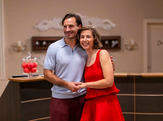 September 16, 2026, ARD telenovela *STURM DER LIEBE*, photo shoot for Season 23 on the film set in Munich, at Bavaria Film in Geiselgasteig, in the studio set of the fictional Hotel Fürstenhof. The new season premieres on November 4, 2026. Actress Pippa Fee Rupperti, who plays Emilia