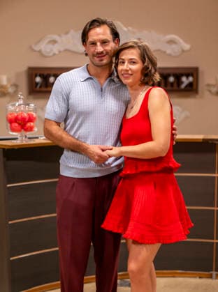 September 16, 2026, ARD telenovela *STURM DER LIEBE*, photo shoot for Season 23 on the film set in Munich, at Bavaria Film in Geiselgasteig, in the studio set of the fictional Hotel Fürstenhof. The new season premieres on November 4, 2026. Actress Pippa Fee Rupperti, who plays Emilia