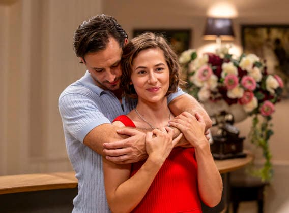 September 16, 2026, ARD telenovela *Storm of Love*, photo shoot for Season 23 on the film set in Munich, at Bavaria Film in Geiselgasteig, in the studio set of the fictional Hotel Fürstenhof. The new season premieres on November 4, 2026, featuring actress Pippa Fee Rupperti as Emilia
