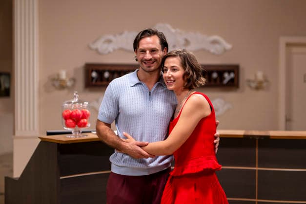 September 16, 2026, ARD telenovela *Storm of Love*, photo shoot for Season 23 on the film set in Munich, at Bavaria Film in Geiselgasteig, in the studio set of the fictional Hotel Fürstenhof. The new season premieres on November 4, 2026, featuring actress Pippa Fee Rupperti as Emilia