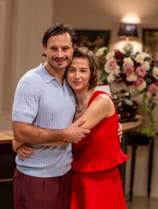September 16, 2026, ARD telenovela *STURM DER LIEBE* (Storm of Love), photo shoot for Season 23 on the film set in Munich, at Bavaria Film in Geiselgasteig, in the studio set of the fictional Hotel Fürstenhof. The new season premieres on November 4, 2026, featuring actress Pippa Fee