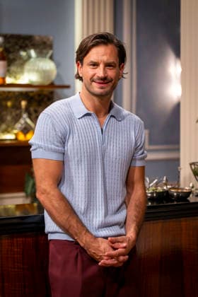September 16, 2026, ARD telenovela *STURM DER LIEBE*, photo shoot for Season 23 on the film set in Munich, at Bavaria Film in Geiselgasteig, in the studio set of the fictional Hotel Fürstenhof. The new season premieres on November 4, 2026. Actor Jaime Ferkic, who plays Massimo Foghetti, on the set of the series on September 16, 2026, ARD series *Sturm der Liebe*, S
