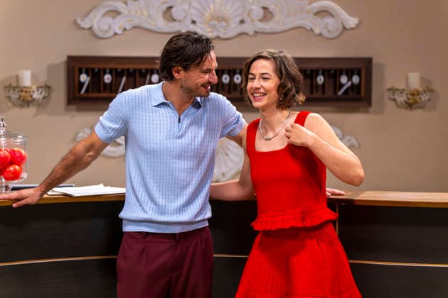 September 16, 2026, ARD telenovela *STURM DER LIEBE* (Storm of Love), photo shoot for Season 23 on the film set in Munich, at Bavaria Film in Geiselgasteig, in the studio set of the fictional Hotel Fürstenhof. The new season premieres on November 4, 2026, featuring actress Pippa Fee