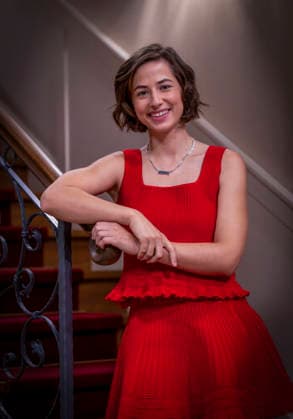 September 16, 2026, ARD telenovela *STURM DER LIEBE*, photo shoot for Season 23 on the film set in Munich, at Bavaria Film in Geiselgasteig, in the studio set of the fictional Hotel Fürstenhof. The new season premieres on November 4, 2026. Actress Pippa Fee Rupperti, who plays Emilia Jakobi, on the set of the series on September 16, 2026, ARD series *Sturm de