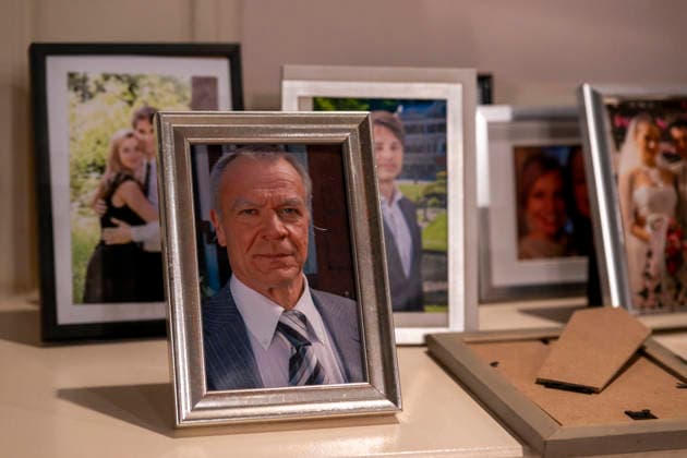 September 16, 2026, ARD telenovela *STURM DER LIEBE*, Photo shoot for Season 23 on the film set in Munich, at Bavaria Film in Geiselgasteig, in the studio set of the fictional Hotel Fürstenhof; actor Dirk Galuba as Senior Manager Saalfeld in a portrait by the fireplace on September 16, 2026, ARD Series *Sturm der Liebe* September 16, 2026, ARD Series *Sturm der Liebe*