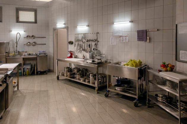 September 16, 2026, ARD telenovela *Sturm der Liebe*, photo shoot for Season 23 on the film set in Munich, at Bavaria Film in Geiselgasteig, in the studio set of the fictional Fürstenhof Hotel’s kitchen, September 16, 2026, ARD series *Sturm der Liebe* September 16, 2026, ARD series *Sturm der Liebe*