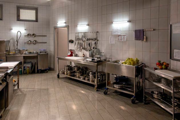 September 16, 2026, ARD telenovela *Sturm der Liebe*, photo shoot for Season 23 on the film set in Munich, at Bavaria Film in Geiselgasteig, in the studio set of the fictional Fürstenhof Hotel’s kitchen, September 16, 2026, ARD series *Sturm der Liebe* September 16, 2026, ARD series *Sturm der Liebe*