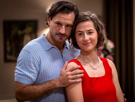 September 16, 2026, ARD telenovela *STURM DER LIEBE*, photo shoot for Season 23 on the film set in Munich, at Bavaria Film in Geiselgasteig, in the studio set of the fictional Hotel Fürstenhof. The new season premieres on November 4, 2026, featuring actress Pippa Fee Rupperti as Emil