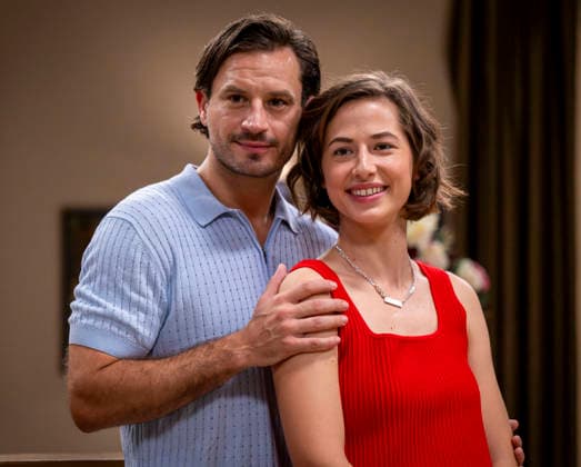 September 16, 2026, ARD telenovela *STURM DER LIEBE*, photo shoot for Season 23 on the film set in Munich, at Bavaria Film in Geiselgasteig, in the studio set of the fictional Hotel Fürstenhof. The new season premieres on November 4, 2026, featuring actress Pippa Fee Rupperti as Emil