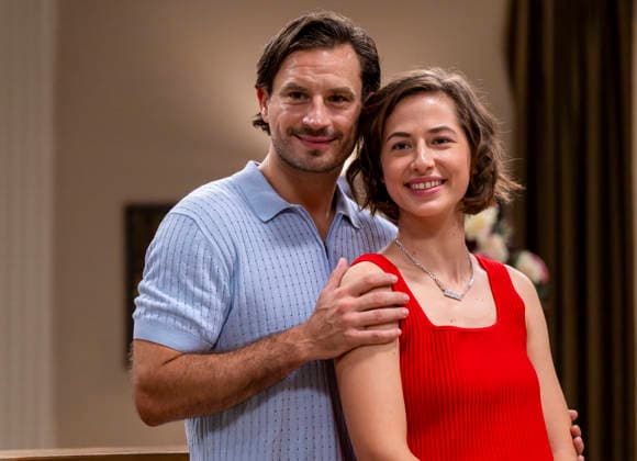 September 16, 2026, ARD telenovela *STURM DER LIEBE*, photo shoot for Season 23 on the film set in Munich, at Bavaria Film in Geiselgasteig, in the studio set of the fictional Hotel Fürstenhof. The new season premieres on November 4, 2026, featuring actress Pippa Fee Rupperti as Emil