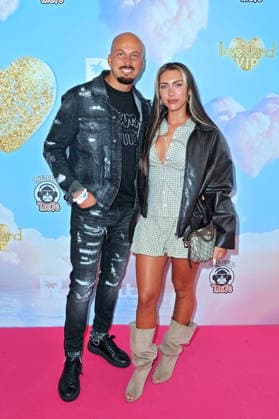 LOVE ISLAND VIP Santino Schwarzenberger and Alenssia Trasca at the LOVE ISLAND VIP premiere and screening on September 16, 2026, at Arff Castle in Cologne 20260916MWI149813