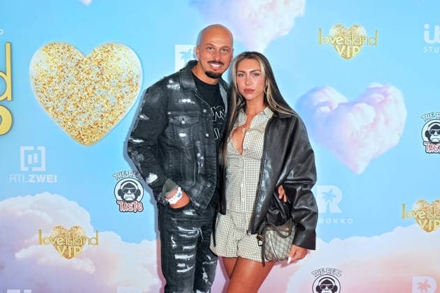 LOVE ISLAND VIP Santino Schwarzenberger and Alenssia Trasca at the LOVE ISLAND VIP premiere and screening on September 16, 2026, at Arff Castle in Cologne 20260916MWI149818