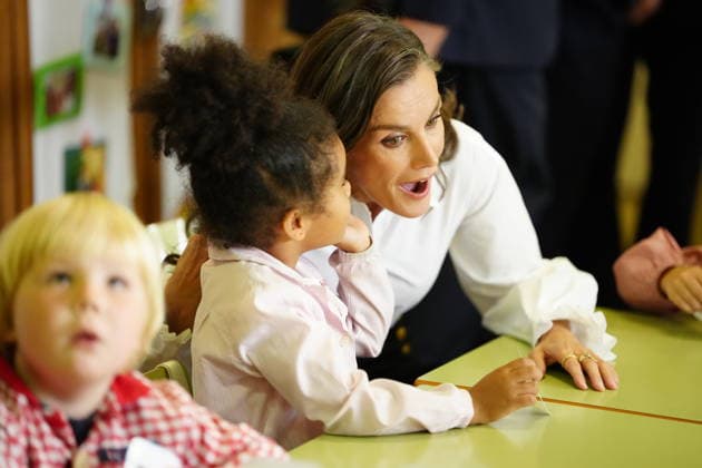 17-09-2026 Oviedo Queen Letizia at the opening of the schoolyear 2026 2027 at the Gesta Public School in Oviedo. No Spain Â  Copyright: xPPEx