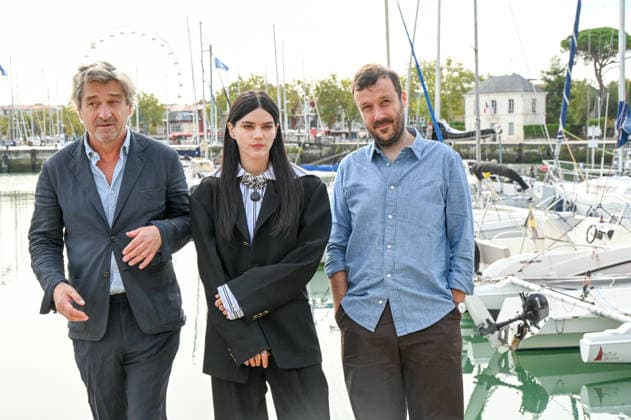 La Rochelle TV Fiction Festival 2026 Photocall September 17, 28th La Rochelle TV Fiction Festival 28th edition of the La Rochelle TV Fiction Festival Photocall for Faussaires Louis DO de Lencquesaing, Soko, Baptiste Sornin 459739 September 17, 2026 France  Copyright: xBarbaraxNeymanx xStarfacex STAR_459739_057