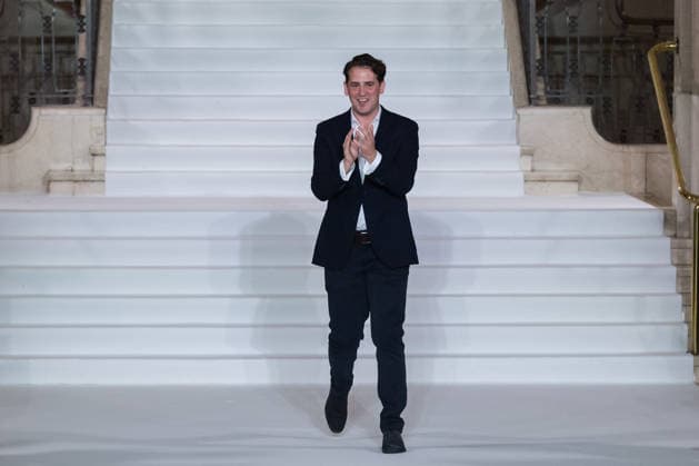 Paul Costelloe SS27 Show at London Fashion Week LONDON, UNITED KINGDOM - SEPTEMBER 17: Creative Director William Costelloe poses on the runway after Paul Costelloe Spring Summer 2027 show at London Fashion Week in London, United Kingdom on September 17, 2026. Wiktor Szymanowicz Anadolu London United Kingdom. Editorial use only. Please get in touch for any other usage.  Copyright: x2026xAnadoluxWiktorxSzymanowiczx