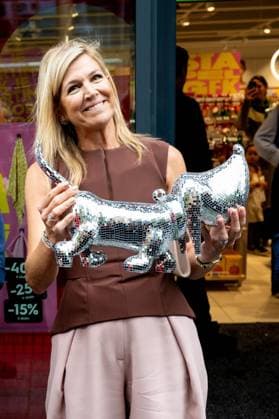 Amsterdam, The Netherlands, 2026-09-17 13:54:54 AMSTERDAM, 17-09-2026, HEMA Queen Maxima pays a working visit to HEMA in Amsterdam. HEMA, the Hollandsche Eenheidsprijzen Maatschappij Amsterdam, celebrates its 100th anniversary this year. PHOTO: NLBeeld Patrick van Emst Credit: NL Beeld Patrick van Emst  Copyright: xx x