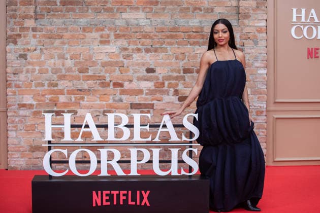SaO PAULO, SP - 17.09.2026: LANcAMENTO HABEAS CORPUS NETFLIX - Netflix is holding the launch event for the series Habeas Corpus this Thursday morning (17) at the Pinacoteca in Sao Paulo, SP. In the photo, Any Gabrielly (Marina). x3017639x  RodileixMorais