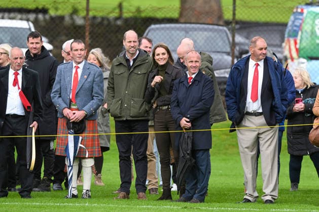 The Prince and Princess of Wales (known as Duke and Duchess of Rothesay when in Scotland) arrive for a visit to the Bute Shinty Club, in Rothesay, where shinty - one of Scotland s oldest traditional sports - has been played for generations, on their first official visit to the Isle of Bute, to highlight the power of community, connection and volunteering Featuring: William, Prince of Wales, Catherine, Princess of Wales Where: Rothesay, United Kingdom When: 17 Sep 2026 Credit: Cover Images **NOT AVAILABLE FOR HELLO MAGAZINE** EDITORIAL USE ONLY. NOT FOR USE BY NEWSPAPERS BASED IN THE UK. Copyright: xx coverimg56029275