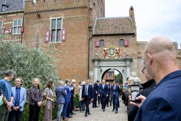 ™s-Heerenberg, The Netherlands, 2026-09-17 15:00:23 s-Heerenberg, 17-09-2026, Huis Bergh Castle. King Willem Alexander the restored Huis Bergh Castle in s-Heerenberg. The castle underwent a restoration lasting nearly three years due to foundation subsidence, asbestos removal, sustainability improvements, redesign, and improving accessibility for the disabled. PHOTO: NL Beeld Patrick van Emst Credit: NL Beeld Patrick van Emst  Copyright: xx x