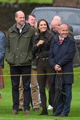 The Prince and Princess of Wales (known as Duke and Duchess of Rothesay when in Scotland) arrive for a visit to the Bute Shinty Club, in Rothesay, where shinty - one of Scotland s oldest traditional sports - has been played for generations, on their first official visit to the Isle of Bute, to highlight the power of community, connection and volunteering Featuring: William, Prince of Wales, Catherine, Princess of Wales Where: Rothesay, United Kingdom When: 17 Sep 2026 Credit: Cover Images **NOT AVAILABLE FOR HELLO MAGAZINE** EDITORIAL USE ONLY. NOT FOR USE BY NEWSPAPERS BASED IN THE UK. Copyright: xx coverimg56029314