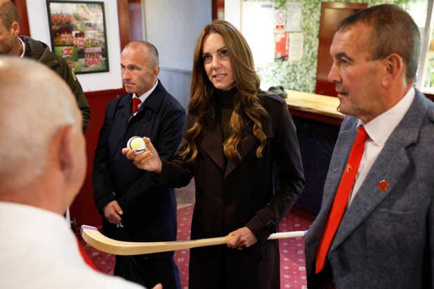 . 17 09 2026. Isle of Bute, United Kingdom. Prince William and Kate Middleton, the Prince and Princess of Wales, during a visit to the Bute Shinty Club in Rothesay, on the Isle of Bute, in Scotland, United Kingdom.  xPoolx xi-Imagesx IIM-27012-0026